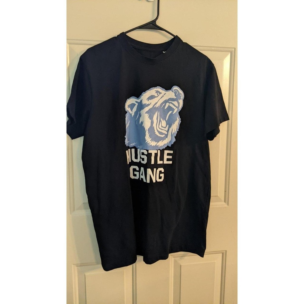 Hustle Gang Bear Tshirt Medium Black